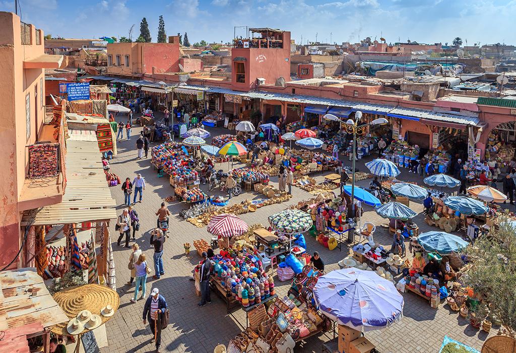 Marrakesh medina market